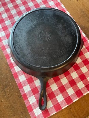 Vintage Griswold No. 12 Cast Iron Skillet with Heat Ring