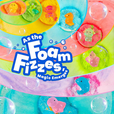 Bath Bombs Kids Surprise inside 32 Pack 1.8'' Fizzy Bath Bombs 32 Different Party