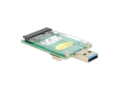 Delock Konverter USB 3.0 A Stecker > Msata