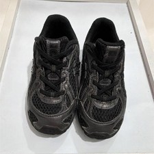 New Balance 574 Black Mesh Unisex Kids Athletic Sneakers Lace Up Size 6
