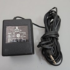 Original OEM Vintage Atari 2600 Power Supply CO16353-101 9V AC Adapter Cord Plug