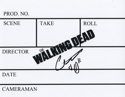 The Walking Dead Austin Amelio signiertes 10x8 Clapper Board Foto SIEHE BEWEIS [5]