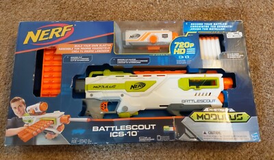 ナーフ バトルスカウト Nerf Battlescout HDスコープ付き REVIEW] Nerf Battlescout | Battlecamo Edition! - YouTube