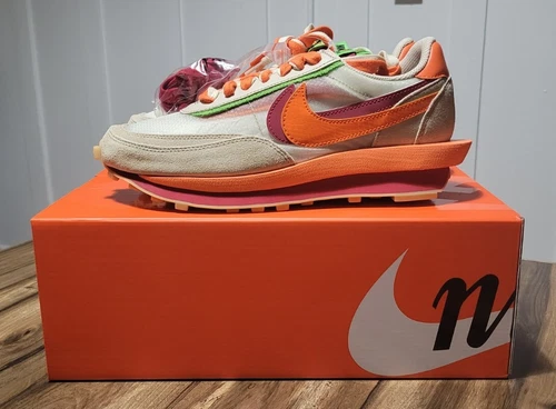 Größe 8 - Nike LD Waffel x Sacai x Gerinnsel orange Blaze DH1347-100 brandneu