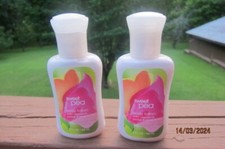 BATH  BODY WORKS SWEET PEA BODY LOTIONS TRAVEL SIZE X 2      LOOK   RARE