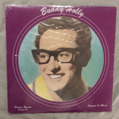Buddy Holly Picture Record. Number One. Peggy Sue, Maybe Baby. 1979. Sealed