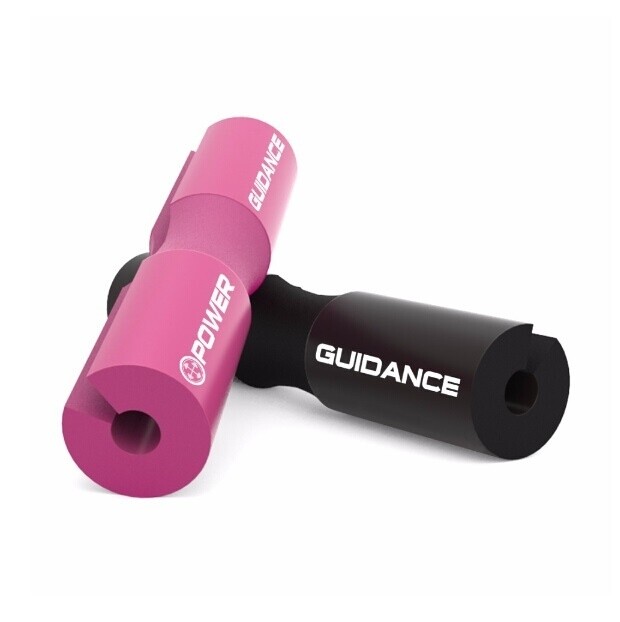 pink barbell pad