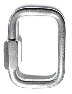 Stainless Steel 316 Square Quick Link 9/16'' (14mm) Marine Grade