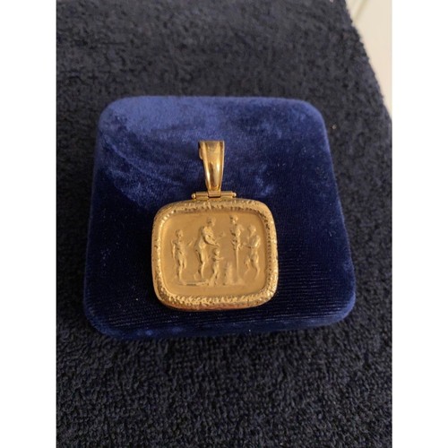 18K Gold 8 grams Fresco Pendant by Tagliamonte - Picture 6 of 14