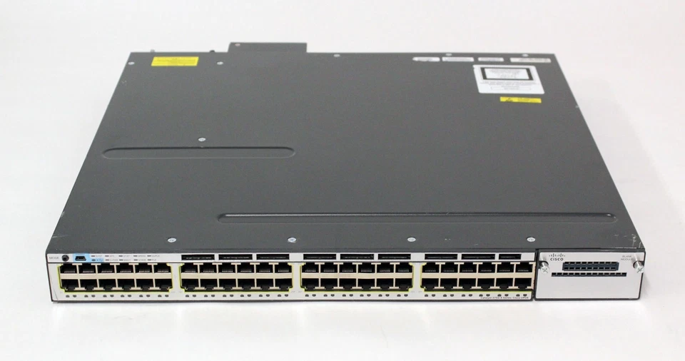 Cisco WS-C3750X-48U-E Stackable 48 10/100/1000 Ethernet UPOE ports, w/ 1100W AC - Image 2 of 4