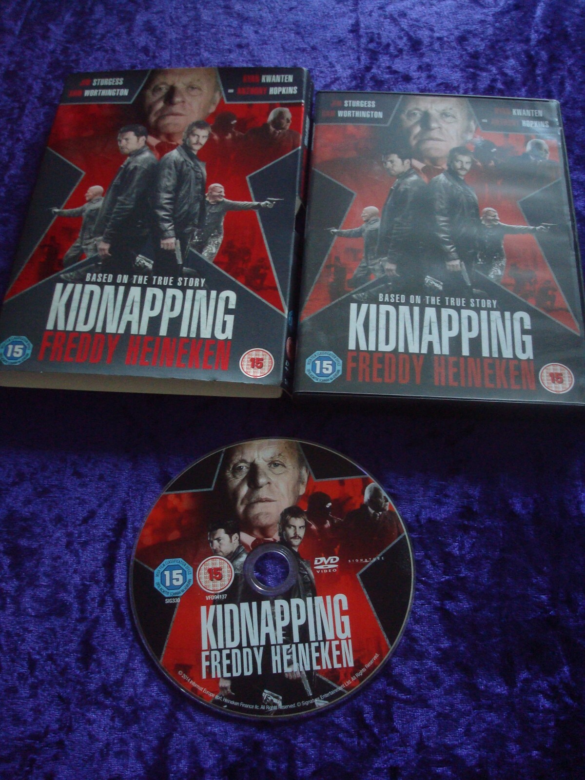 DVD KIDNAPPING OF FREDDY HEINEKEN TRUE STORY HOPKINS STURGESS THRILLER UK