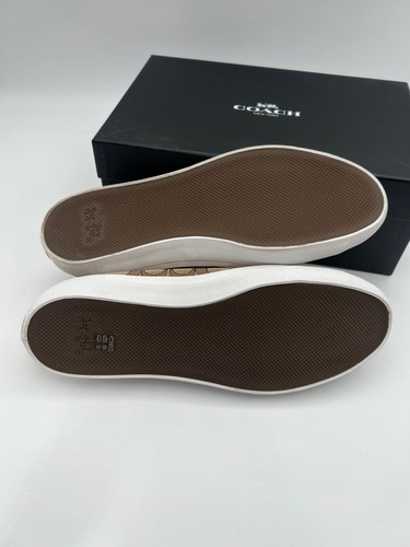 COACH EMPIRE OUTLINE SIG C/SPORT NAPPA KHAKI / PETAL A00980 SZ 11 M - Picture 6 of 9