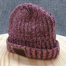 Love Your Melon Cuffed Winter Beanie Hat Womens Pink One Size Adjustable Knitted