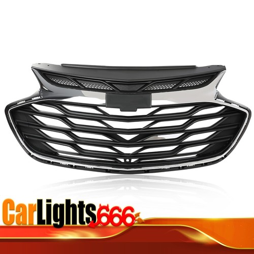 Front Upper Bumper Grille Grill Black Assembly Fit For 2019-20 Chevrolet Cruze