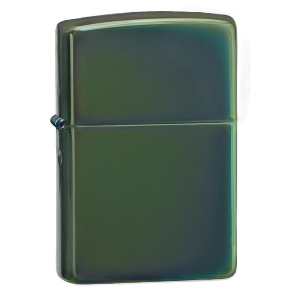 Zippo 28129 Classic Chameleon Green Plain Windproof Lighter