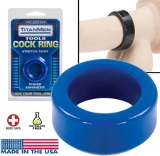Wide Stretchy Fit Thick Dick Cock Ring Firm Penis Erection Enlarger Sex Enhancer