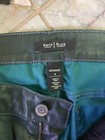 NWT WHBM Jeans Womens Dark Green Coated Skimmer Stretch Low Rise Sz 8 — photo 2