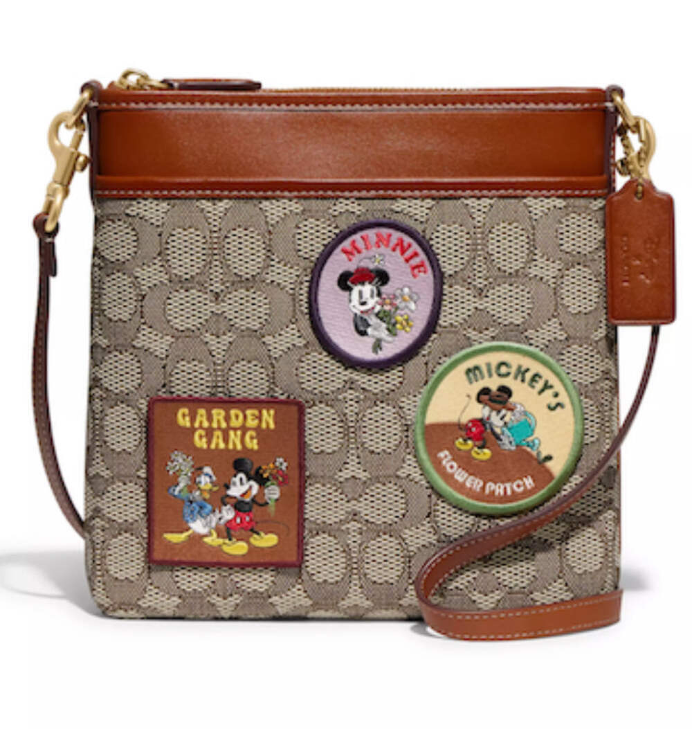 Disney Mickey Friends “Garden Gang” COACH Kitt Crossbody Purse