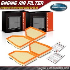 4Pcs LH & RH Engine Air Filter for BMW M5 2018-2023 M8 Gran Coupe 2020-2023 M8