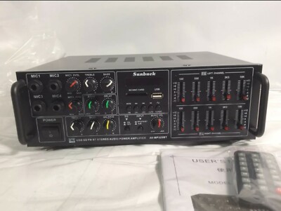 Sunbuck AV-MP325BT 220v 2000w Audio Bluetooth, USB Karaoke Mixer  Amplifier