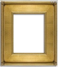3" Gold Ornate Classic Rounded Picture Frame Gallery PLEIN AIR frames4art M2G