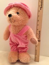 Teddy Bear Stuffed Soft Plush Animal Toy Pink Outfit Large 14" Sugar Loaf
