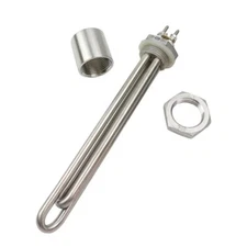 DC 12V 400W Stainless Steel Heating Element Immersion Solar Water Heater Camper