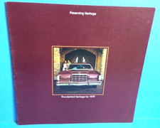 79 1979 Ford Thunderbird Heritage Salesdealer Brochure