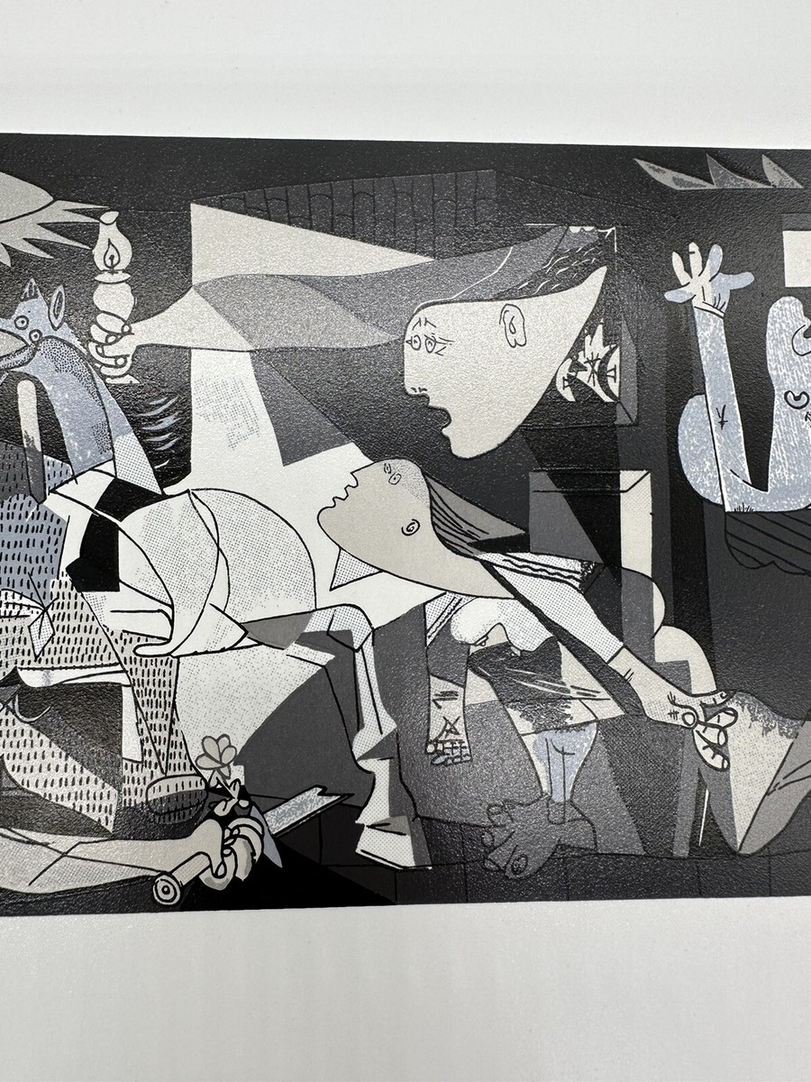 picasso guernica 陶版画　DDC 1988 Guernica Picasso 1937 art' Poster, picture, metal print