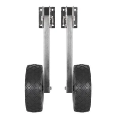 BRIS Inflatable Boat Transom Launching Wheel 10" solid wheels