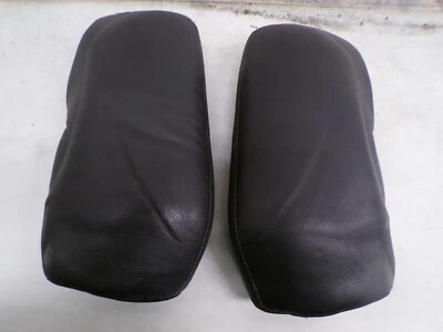 Rücksitzbank 2x Seitenteil VOLVO V70 II Leder schwarz rechts + links *500A69* - Bild 1 von 4