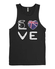 LOVE Australia Men's Tank Top Australian Flag Pride Koala