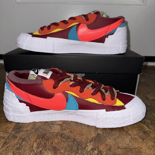 Size 8 - Nike KAWS x sacai x Blazer Low Team Red DM7901-600
