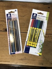 Staedtler Noris HB Pastel Graphite Pencil Pack of 6 Writing Pens mix 0.6mm NEW