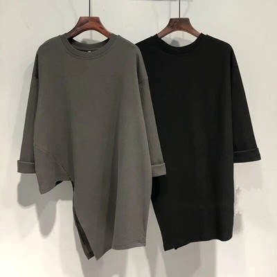 Solid Color Long Sleeved T-shirt Women with Loose Design Unique Base Coat Women