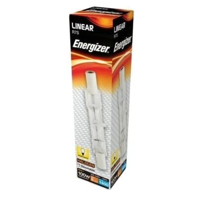 4 x ENERGIZER R7S 78mm Linear 80W=100W Dimmable S5773 Halogen Bulb Energiser