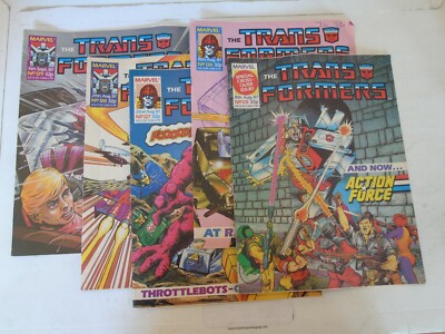 The TRANSFORMERS Comic - 5 Comic JOB LOT - No 125 to 129 - Date 1987 - UK Comic