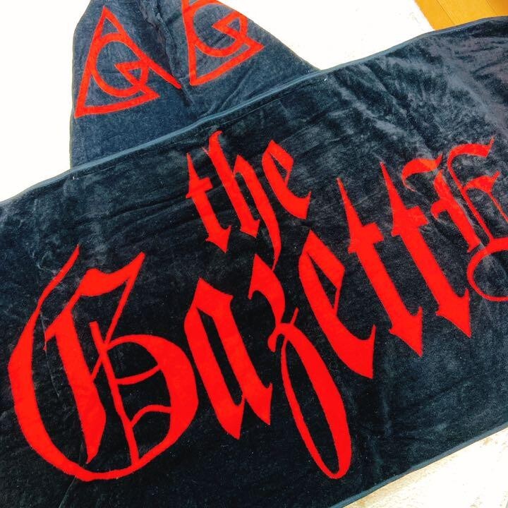 ※the GazettE THRASHER BLACK MORAL※ the GazettE × THRASHER Hoodie BLACKMORAL Size Free Black