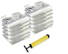 Improvements Vacuum Seal Storage Bags w/Pump, Pack of 8 BRAND NEW