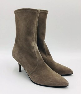 stuart weitzman rapture mid calf stretch suede booties