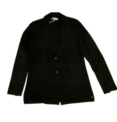 Surkana Strick Blazer schwarz Feinstrick 554NEBA335