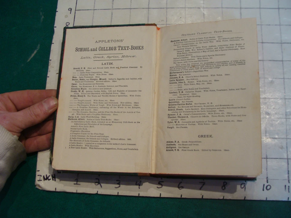 Vintage School Book--Complete Latin Course FIRST YEAR, albert Harkness 1888 - Image 4 of 4