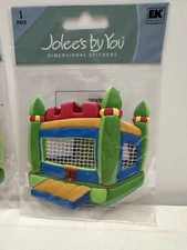 Jolee's Boutique Scrapbook Sticker Inflatable Jumping Pit Jump House