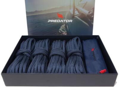 Nz Hiperformance Dock Lines Bag Set | 3/8'' X 15' Double Braided Nylon Dock Line 