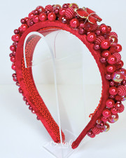 Butterfly Bead Headband, one size.