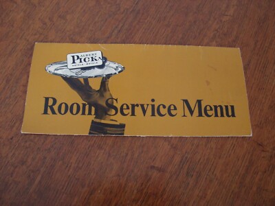 1968 MENU - Albert Pick Hotel Washington D.C.