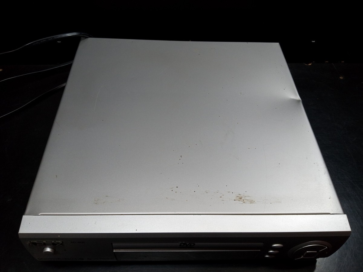 APEX DVD VCD- MP3 CD PLAYER - MODEL AD-1600 - SILVER Works but has
