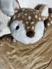 Bearington Baby Deer Woodland Tummy Time Baby 30" Plush Soft Toy Stuffed Animal