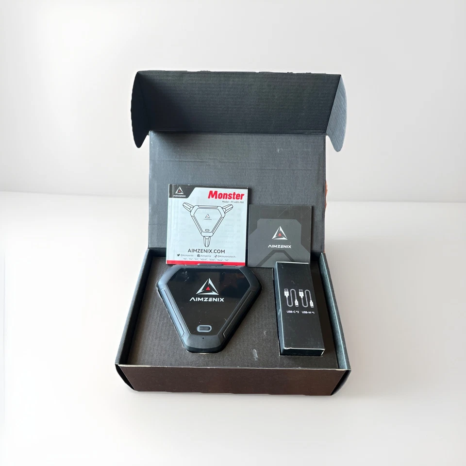 AIMZENIX Monster AX600 Teclado Ratón Controlador Adaptador Convertidor ps, Xbox, PC Foto 4 de 4