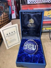 halcyon days ring box-  TCU horned toads - Enamel- England - NCAA -